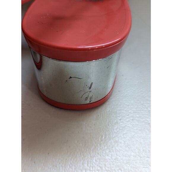 Salvatore Ferragamo Size 9 Perala Bow Strap Jelly Thong Sandals Coral - Picture 8 of 12